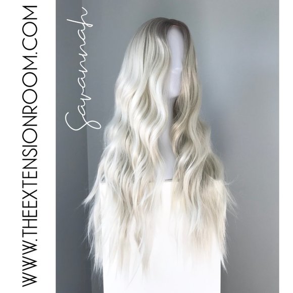 NEW Long Ash Blonde Body Wave Synthetic Wig - Picture 1 of 4